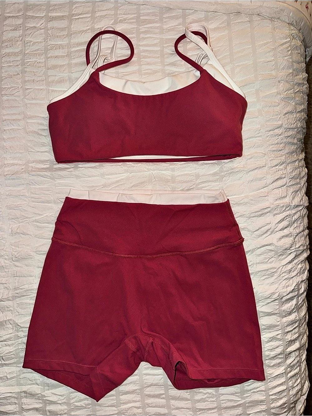 Gold Hinge Mauve Pink Double Lined Set